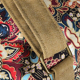 Black Butterfly Women'S National Wind New Canvas Bag Shoulder Bag Backpack (Small) , A