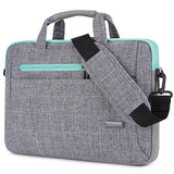 BRINCH 15-15.6 Inch Multi-Functional Suit Fabric Portable Laptop Sleeve Case Shoulder Messenger Bag
