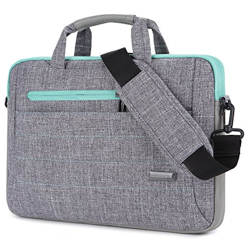 BRINCH 15-15.6 Inch Multi-Functional Suit Fabric Portable Laptop Sleeve Case Shoulder Messenger Bag