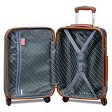 Dejuno Quest 3-Piece Hardside Spinner, Navy