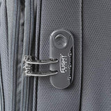 Flight Knight Lightweight 4 Wheel 300D Soft Case Suitcases Compatible Size For Vueling, Condor, TUI Fly - Large Charcoal FK0032_L