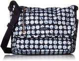 Vera Bradley Lighten Up RFID Laptop Messenger, Polyester, Splash Dot