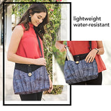 Baggallini Helsinki Travel Tote Bag Gold Hardware, Black, One Size