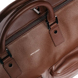 Hook & Albert Leather Garment Weekender Bag (Brown)