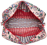 Vera Bradley womens Iconic Grand Weekender Travel Bag, Signature Cotton, Stitched Flowers, One Size