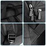 Tocode Water Resistant Laptop Backpack With Usb Charging Port Fits Up To 15.6-Inch Laptop Travel