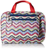 Baggallini Deluxe Travel Cosmetic, Wave Print Multi