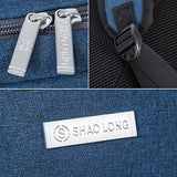 AsCrown SHAOLONG Nylon Waterproof 15.6 Inch Laptop Backpack - Blue