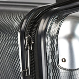 Traveler’S Choice New London 100% Polycarbonate Trunk Spinner Luggage - Gray ( 22-Inch )