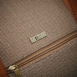Hartmann Herringbone Deluxe Weekend Duffel, Terracotta