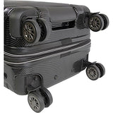 Original Penguin Crimson 21" Hardside Carry-On Spinner Luggage, Black