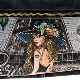 Denim Backpack With Fashion Design Multiple Compartments And Adjustable Straps