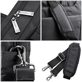 CoolBELL 17.3" Laptop Bag Notebook Carrying Case Shoulder Bubble Foam Padded Briefcase