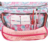 J World New York Terry Messenger Bag, Blue Raspberry, One Size