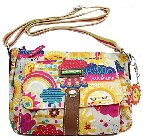 Lily Bloom Cristina Crossbody Bag (SPRING SHOWERS): Handbags