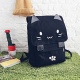 Dansoul Casual Knapsack Cartoon Cat Handbag Shoulders Bag Travel Bag For Girls&Women (Pink)