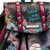 Studded Bohemian Backpack with Adjustable Straps