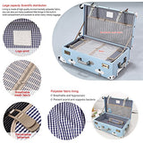 Unitravel Vintage Suitcase Hard Shell Rolling Carry On Luggage Trolley Retro Trunk