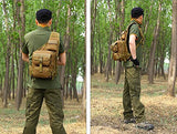 Tactical Military Daypack Sling Chest Pack Bag Molle Laptop Backpack Large Crossbody Bag (ACU camo)