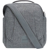 Pacsafe Metrosafe Ls200 Medium Crossbody Bag Messenger Bag, 29 Cm, 7 Liters, Grey (Dark Tweed 123)