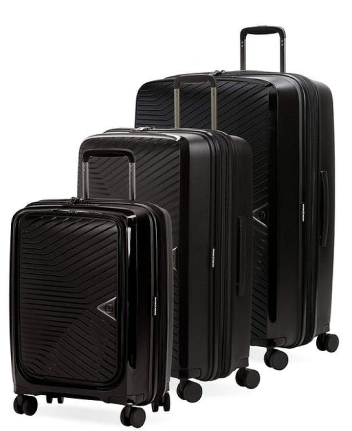 SWISSGEAR 8836 Ultra Durable/Extreme Tough Expandable Spinner, 3-Piece Set - Black