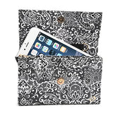 Lg G3 Screen , Lg V10 Phone Holder Crossbody Purse W/ Credit Card Slots & Quick Cash Slot