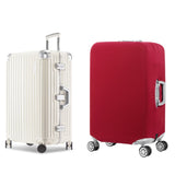 Travel Luggage Cover Suitcase Protector Fits 18-32 Inch Trolley Luggage Cover (Wine red, S)
