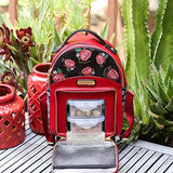 Nicole Lee Women'S Stylish [Gray] Small Lunch Insulated Compartment Backpack, Clara Loves Photo,