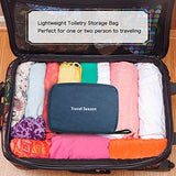 Vivefox Premium Hanging Toiletry Bag, Women & Men Travel Kit Cosmetic Make Up Bag Case Organizer,