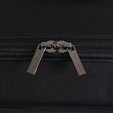 Perry Ellis Men'S Tribute Carry On/Check In Spinner Luggage Set, Black