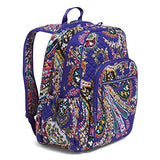 Vera Bradley Iconic Campus Backpack, Signature Cotton, Romantic Paisley