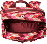 Vera Bradley Women's Campus Tech Backpack, Signature Cotton, Bohemian Chevron