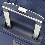 London Fog Softside 28" Spinner, Black White Square Jacquard