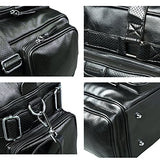 Berchirly Mens Messenger Laptop Bag Business Travel Duffel Weekender Bag Black