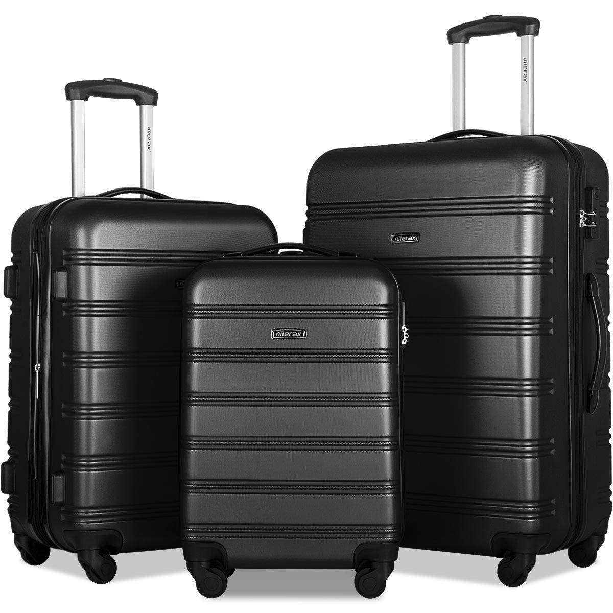 Travelhouse Hardshell Luggage 3 Piece Set Suitcase PP