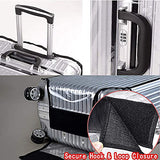 Yotako Clear PVC Suitcase Cover Protectors 20 Inch Luggage Cover for Wheeled Suitcase (20''(18.50''H x 14.17''L x 9.44''W))