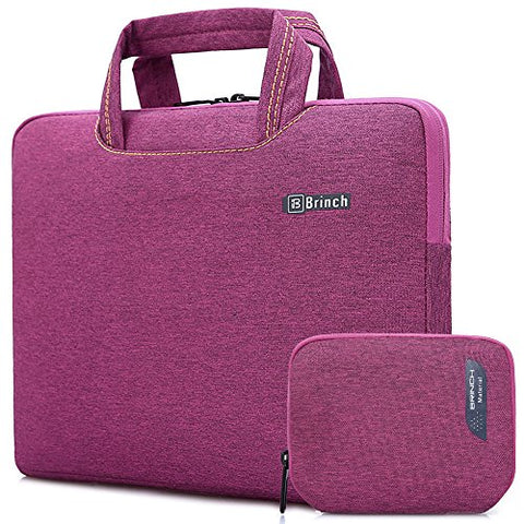Brinch 15, 15.6-Inch Waterproof Laptop Case Bag with Handle for Apple Macbook, Chromebook, Acer,