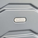 Vonhaus Premium Gray 3 Piece Lightweight Luggage Set – Hardshell Travel Suitcase With Tsa