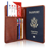 Passport Holder Case, ACdream Protective Premium PU Leather RFID Blocking Wallet Case for Passport,