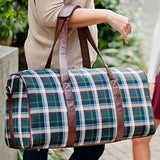 Avery Plaid Duffel Carry On Bag - Blank
