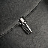 ABage Women's PU Leather Travel College Student Backpack Purse Handbag Bookbag School Bag, Black