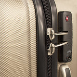 Mancini Santa Barbara 28" Lightweight Spinner Luggage in Black