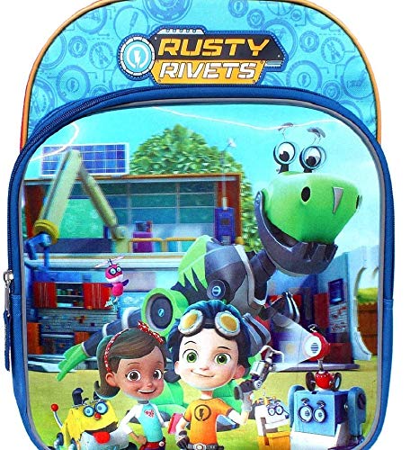 Rusty Rivets Yard of Gadgets Backpack for Boys 15