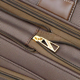 London Fog Kensington 25 Inch Expandable Spinner, Bronze, One Size