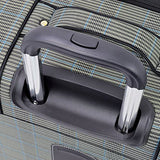 London Fog Knightsbridge II 20" Expandable Spinner Carry On, Grey Sapphire Plaid