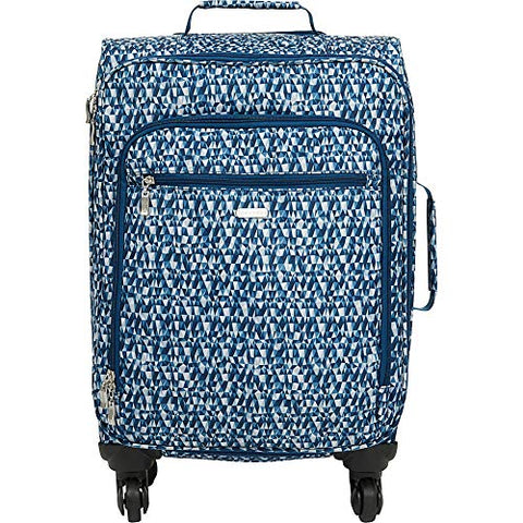 Baggallini 4 Wheel Carry-On, Blue Prism