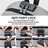 Gashen Packable Laptop Backpack Anti-Theft daypack with USB Charging Port and Password Lock