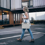 Tomtoc 15.6 Inch Laptop Shoulder Bag, 360° Protective Laptop Messenger Bag Lightweight Slim Handbag