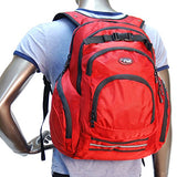 CalPak Rocket 18-inch Deluxe Laptop Backpack, Deep Red, One Size