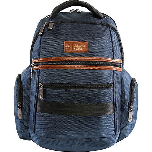 Original Penguin Peterson Backpack Fits Most 15-inch Laptop One Size, Navy